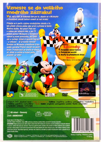 Klub przyjaciół Myszki Miki Wielkie Zawody (Disney) [DVD]