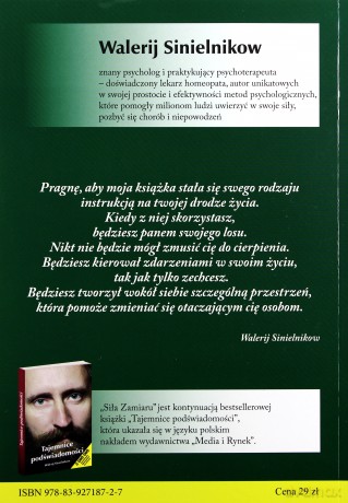 Siła Zamiaru - Sinielnikow Walerij [KSIĄŻKA]