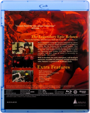 Samurai 7 (Siedmiu samurajów) [3xBlu-Ray]