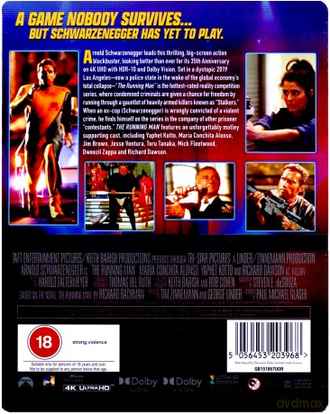 The Running Man (Uciekinier) (steelbook) [Blu-Ray 4K]