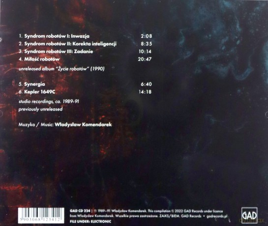 Władysław Komedarek: Życie robotów [CD]