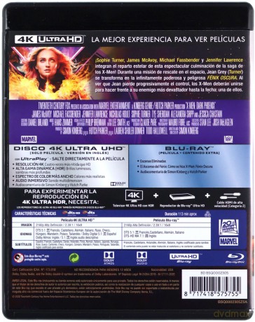 X-Men: Mroczna Phoenix [Blu-Ray 4K]+[Blu-Ray]