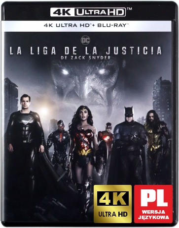 Liga Sprawiedliwości Zacka Snydera [2xBlu-Ray 4K]+[2xBlu-Ray]