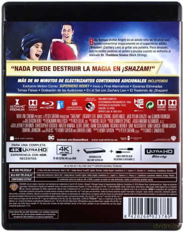 Shazam! [Blu-Ray 4K]+[Blu-Ray]