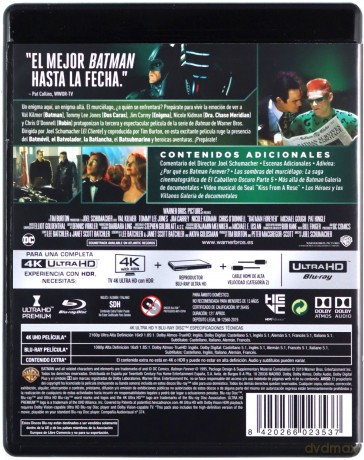 Batman Forever [Blu-Ray 4K]+[Blu-Ray]