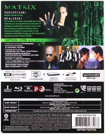 Matrix (Titans of Cult) (steelbook) [Blu-Ray 4K]+[2xBlu-Ray]