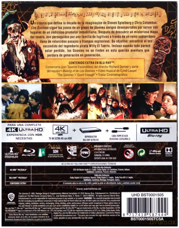 The Goonies (Titans of Cult) (steelbook) [Blu-Ray 4K]+[Blu-Ray]