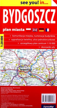 Bydgoszcz plan miasta 1:20 000