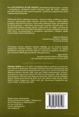 Charlesa Taylora wizja nowoczesności. Rekonstrukcje i interpretacje [KSIĄŻKA]