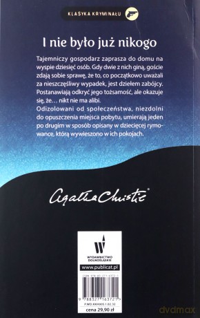 I nie było już nikogo - Agata Christie [KSIĄŻKA]