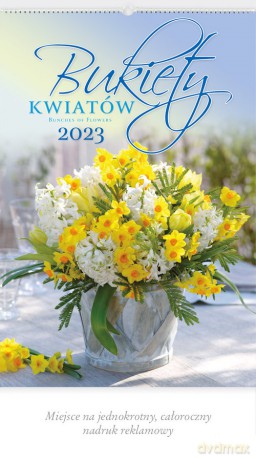 Kalendarz 2023 13-planszowy RW 12 Bukiety kwiatów [KALENDARZ]