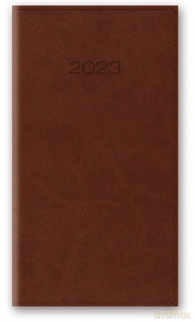 Kalendarz 2023 A6 TDW VIVELLA Brąz [KALENDARZ]