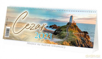 Kalendarz 2023 biurkowy poziomy BF 01 Cezar [KALENDARZ]
