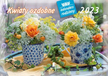 Kalendarz rodzinny 2023 WL02 Kwiaty ozdobne [KALENDARZ]
