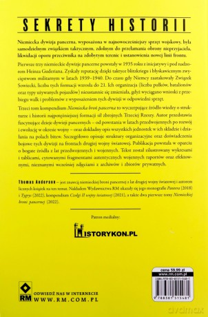 Niemiecka broń pancerna t. 3 Dywizja pancerna - Thomas Andreson [KSIĄŻKA]