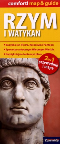 Rzym i Watykan laminowany map&guide 2w1 przewodnik i mapa