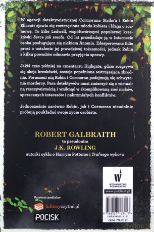 Serce jak smoła - Robert Galbraith (pseud. J.K. Rowling) [KSIĄŻKA]