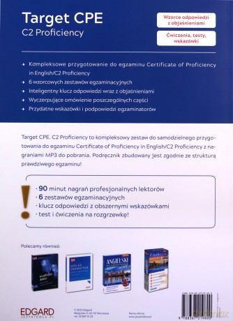 Target CPE. C2 Proficiency - Kevin Hadley, AgataSłowik [KSIĄŻKA]
