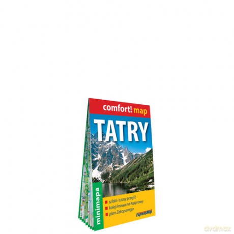 Tatry laminowana mapa turystyczna mini 1:80 000
