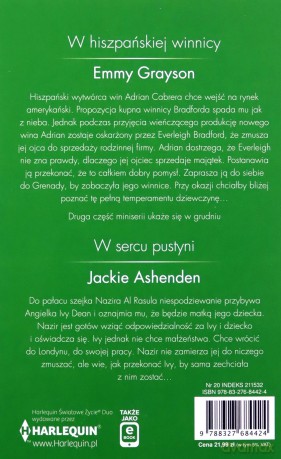 W hiszpańskiej winnicy - Emmy Grayson, Jackie Ashenden [KSIĄŻKA]