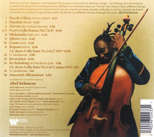 Abel Selaocoe: Where Is Home (Hae Ke Kae) [CD]