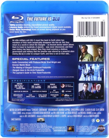 Stargate: Continuum (Gwiezdne wrota: Continuum) [Blu-Ray]
