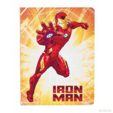 Craft Buddy Crystal Art. Avengers Ironman notes, Zestaw kreatywny