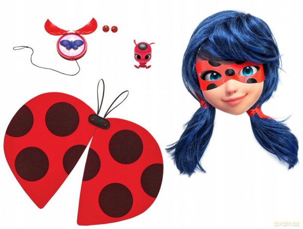 Miraculous: Biedronka i Czarny Kot Biedronka Dress Up Set