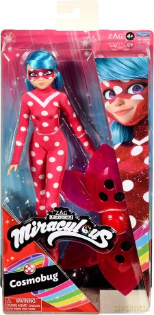 Miraculous: Biedronka i Czarny Kot Cosmobug, Lalka 26 cm