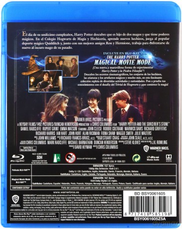 Harry Potter and the Sorcerer's Stone (Harry Potter i Kamień Filozoficzny) [2xBlu-Ray]