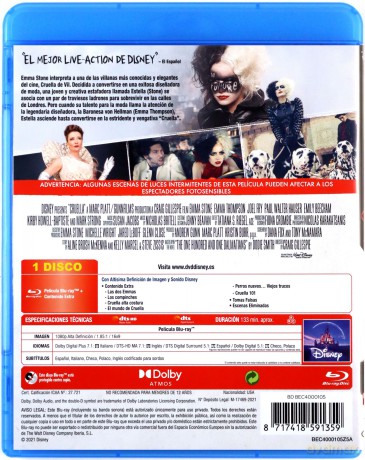 Cruella (Disney) [Blu-Ray]