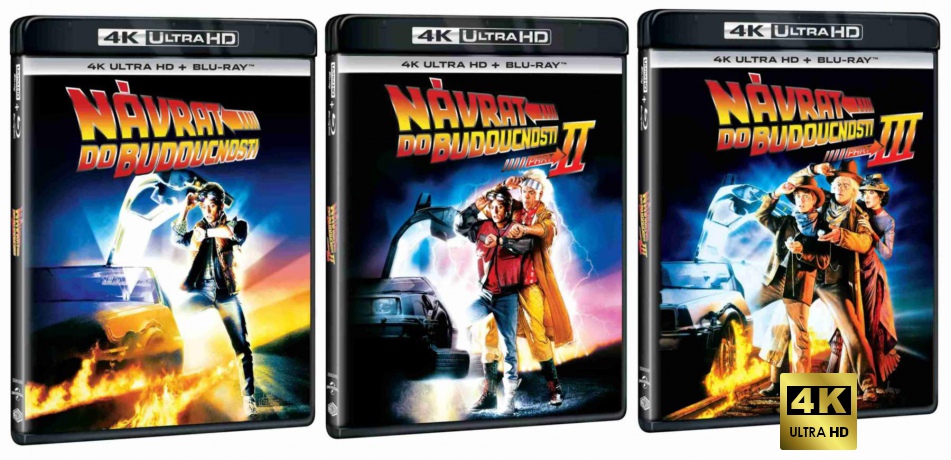 Back to the Future 1-3 (Powrót do przyszłości 1-3) [3xBlu-Ray 4K]+[3xBlu-Ray]