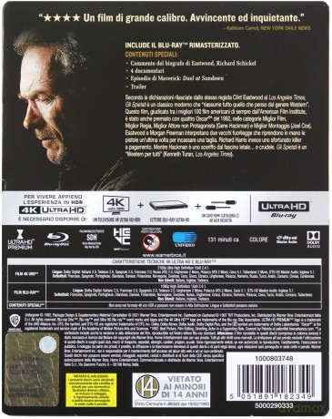 Bez przebaczenia (steelbook) [Blu-Ray 4K]+[Blu-Ray]