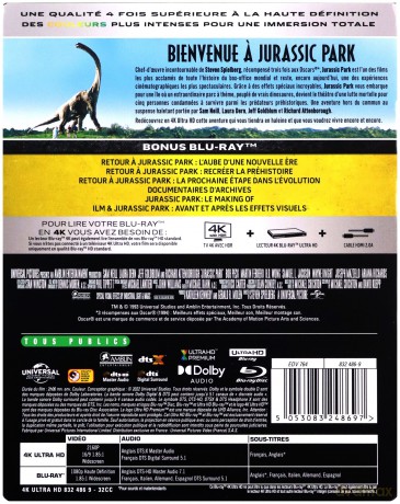 Park jurajski (steelbook) [Blu-Ray 4K]+[Blu-Ray]