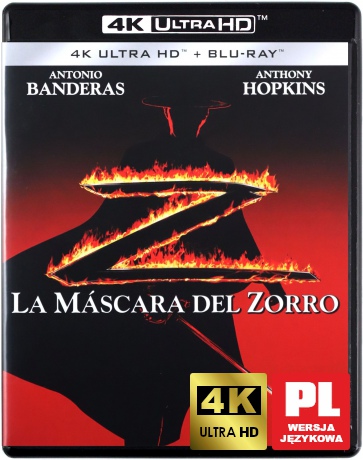 Maska Zorro [Blu-Ray 4K]+[Blu-Ray]