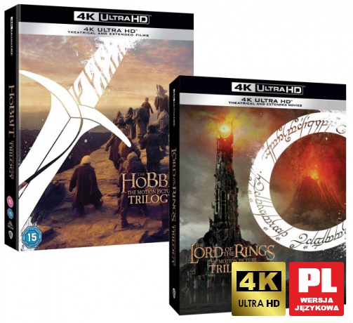 Middle-earth Collection: The Hobbit 1-3 / The Lord of the Rings 1-3 (Hobbit 1-3 / Władca pierścieni 1-3) [15xBlu-Ray 4K]
