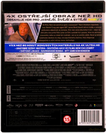 No Time to Die (Nie czas umierać) [Blu-Ray 4K]+[Blu-Ray]