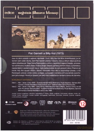 Pat Garrett i Billy Kid [2DVD]