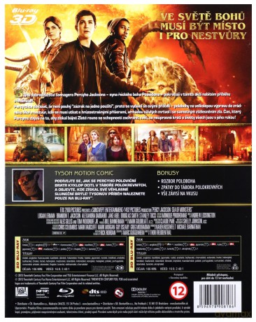 Percy Jackson: Morze potworów [Blu-Ray 3D]+[Blu-Ray]