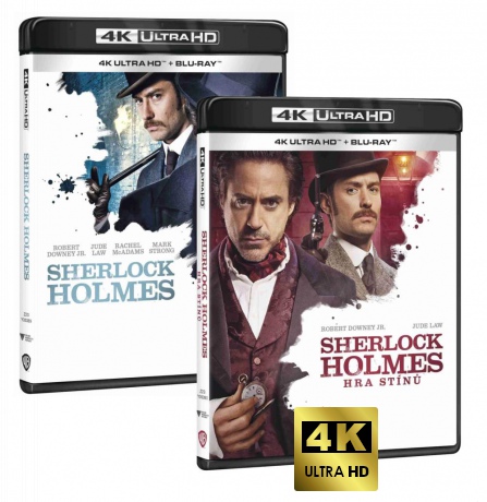 Sherlock Holmes 1-2 [2xBlu-Ray 4K]+[2xBlu-Ray]