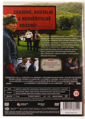 Trzy billboardy za Ebbing, Missouri [DVD]