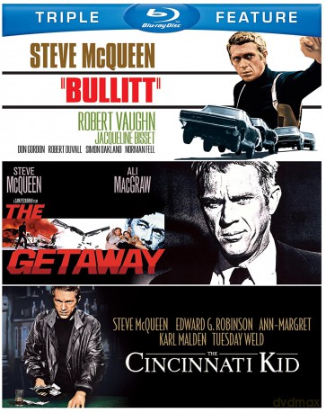 Bullitt / The Getaway / The Cincinnati Kid (Ucieczka gangstera) [3xBlu-Ray]
