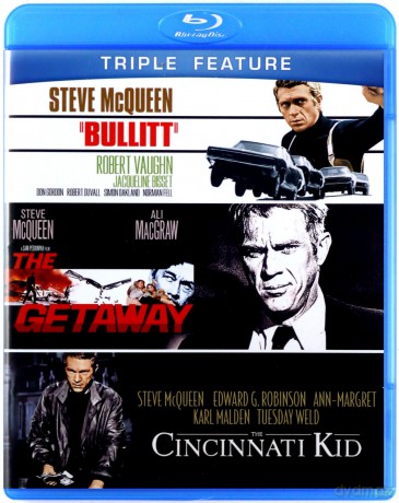 Bullitt / The Getaway / The Cincinnati Kid (Ucieczka gangstera) [3xBlu-Ray]