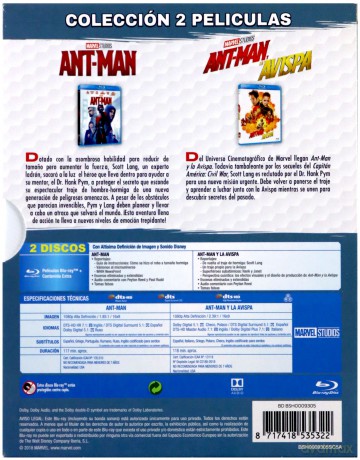 Ant-Man 1-2 Collection [BOX] [2xBlu-Ray]