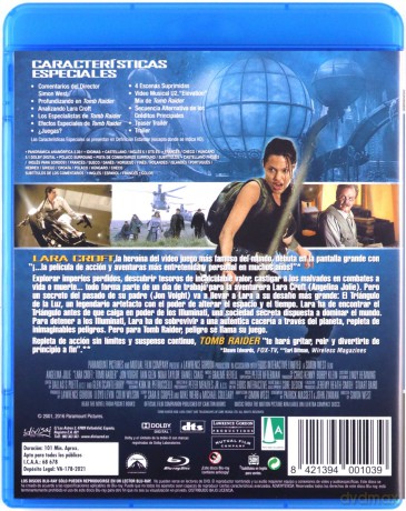 Lara Croft: Tomb Raider [Blu-Ray]