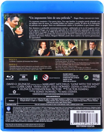 Gone with the Wind (Przeminęło z wiatrem) [2xBlu-Ray]