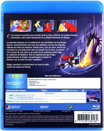 Sleeping Beauty (Śpiąca królewna) (Disney) [Blu-Ray]