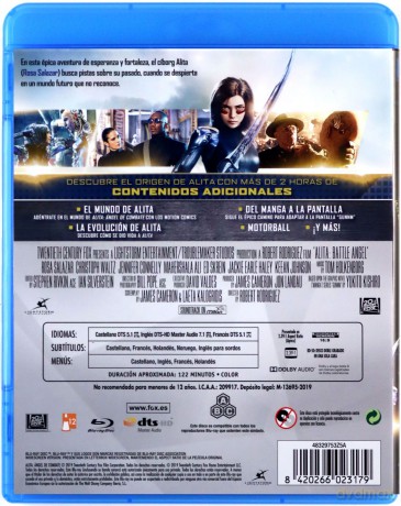 Alita: Battle Angel [Blu-Ray]