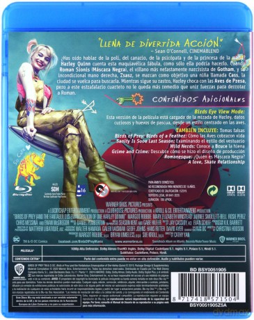 Ptaki Nocy i Fantastyczna Emancypacja Pewnej Harley Quinn [Blu-Ray]