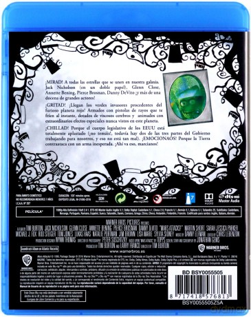 Mars Attacks! (Marsjanie atakują!) [Blu-Ray]